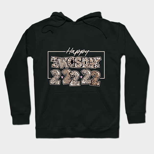 leopard twosday 2 22 22 Hoodie by Mstudio